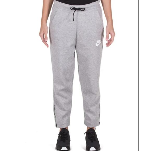 Nike Sweatpants WMNS S Gray NSW AV15 Athletic Pant High Rise Stretchy Active - Picture 2 of 10